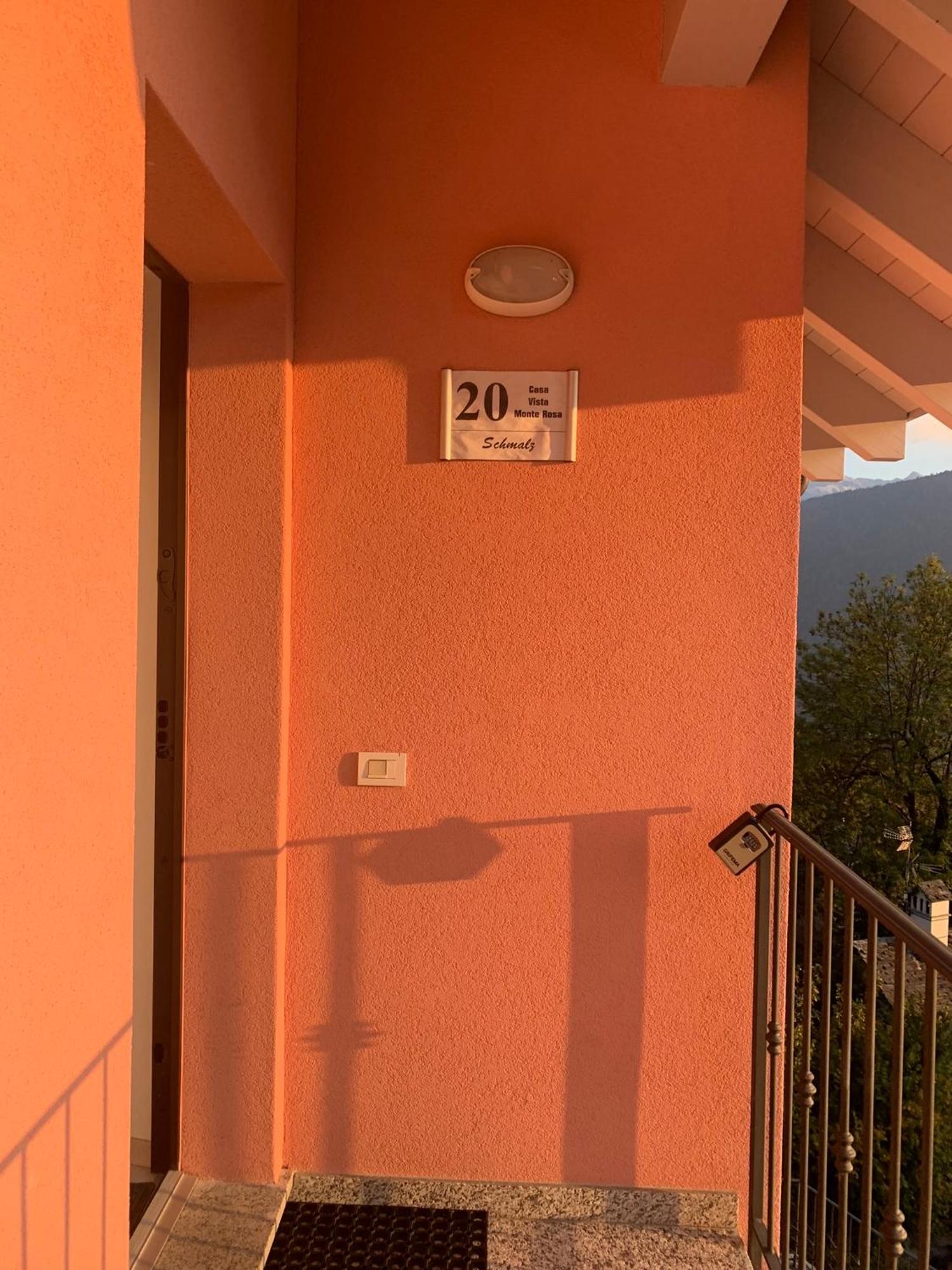 Apartamento Casa Vista Monte Rosa Toceno Exterior foto